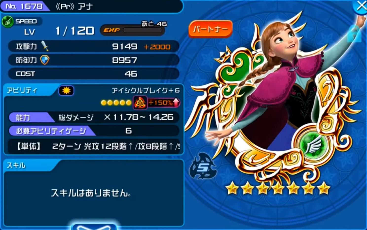 Khux Pr アナの最新評価と使い道 キングダムハーツユニオンクロス アルテマ