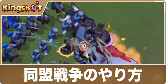 同盟戦争のやり方