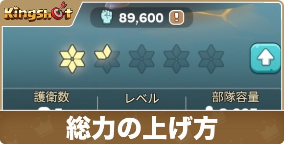総力の効率的な上げ方