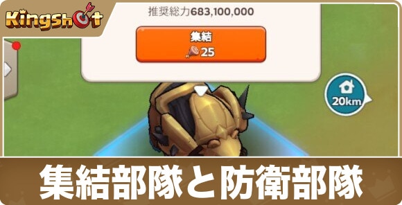 集結部隊と防衛部隊