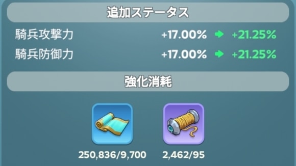 領主装備強化