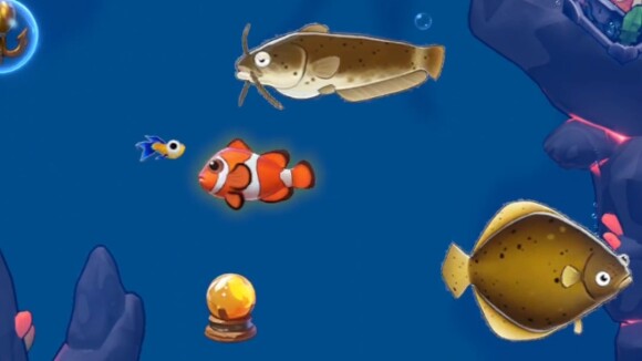 挑戦をやり直しても登場する魚はほぼ同じ
