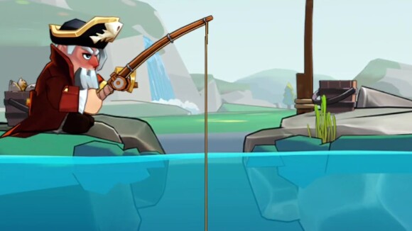 魚釣りのミニゲームに挑戦