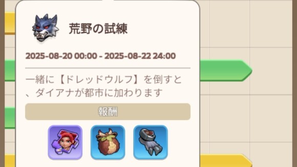イベントは定期的に開催される