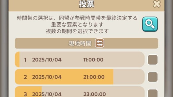 投票フェーズ