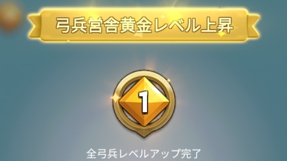 兵舎　黄金レベル