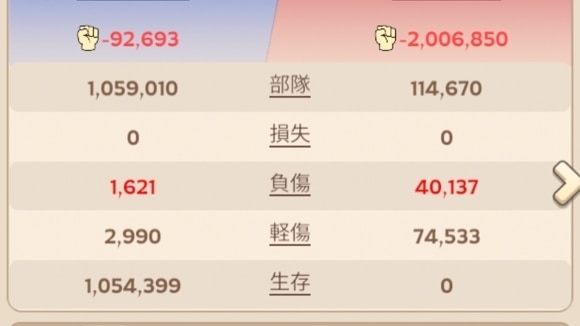 王城　切り替えタイミング