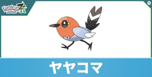 ヤヤコマの進化と入手方法|おすすめ技構成