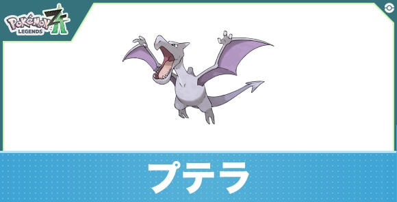 プテラの進化と入手方法|おすすめ技構成