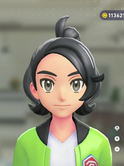 ハーフアップシニヨン