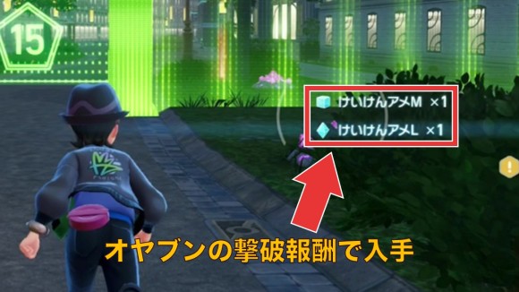 オヤブンの撃破報酬