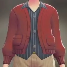 レッド(ストライプネイビー)