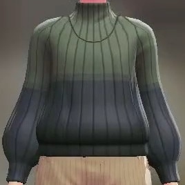 グリーン×ネイビー