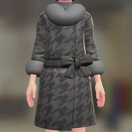 ちどりがらブラック(ライトグレー)