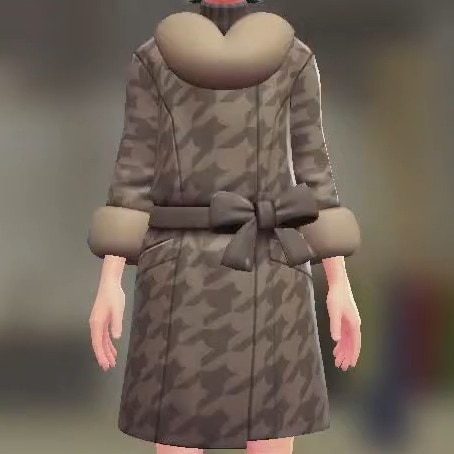 ちどりがらブラウン(ダークブラウン)