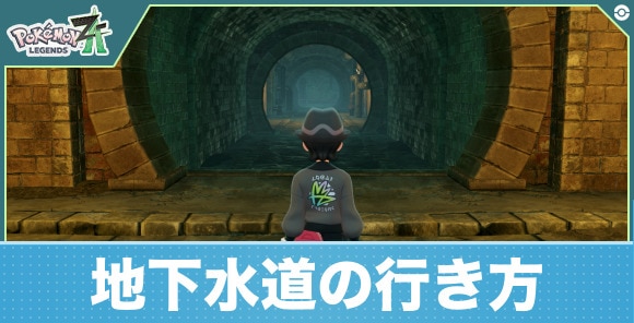 【ポケモンZA】地下水道の行き方