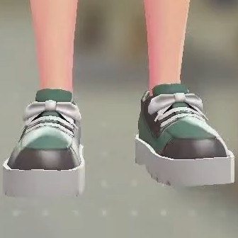 グリーン×ブラウン