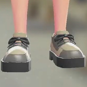 ベージュ×グレー