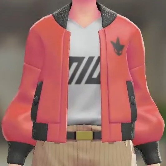 シザーオレンジ(ホワイト×ブラック)