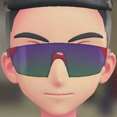 パープル×グリーン