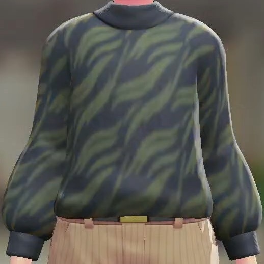 ネイビー×グリーン