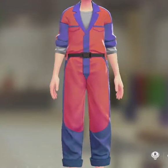 パープル×オレンジ