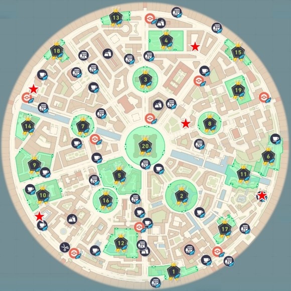 ミニリュウオヤブンの出現場所マップ