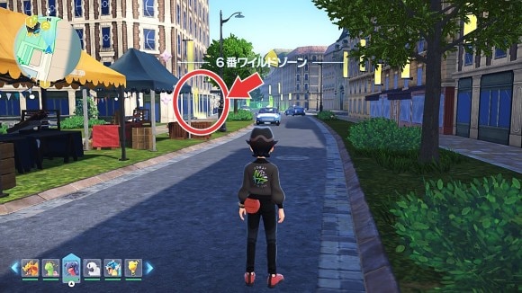 ワイルドゾーン6に入って屋上へ上がる