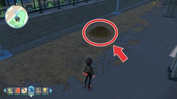 土から低確率で出現する