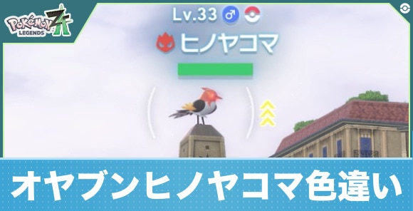 【ポケモンZA】オヤブンヒノヤコマ色違い