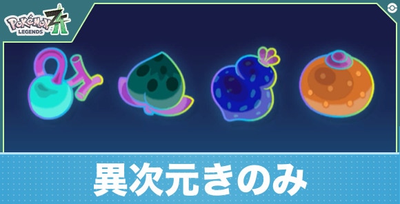 異次元きのみの入手方法と効果