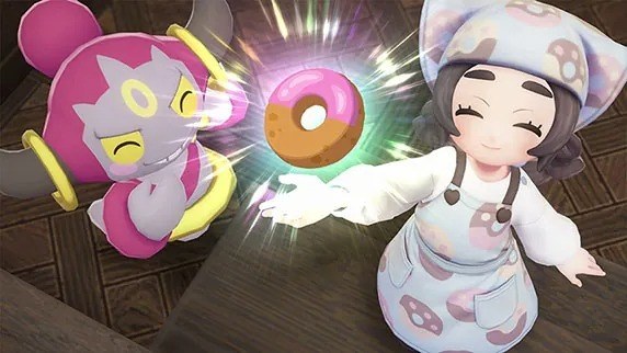 集めたきのみで作ったドーナツをフーパに渡そう