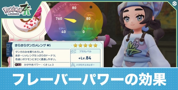 【ポケモンZA】フレーバーパワーの効果