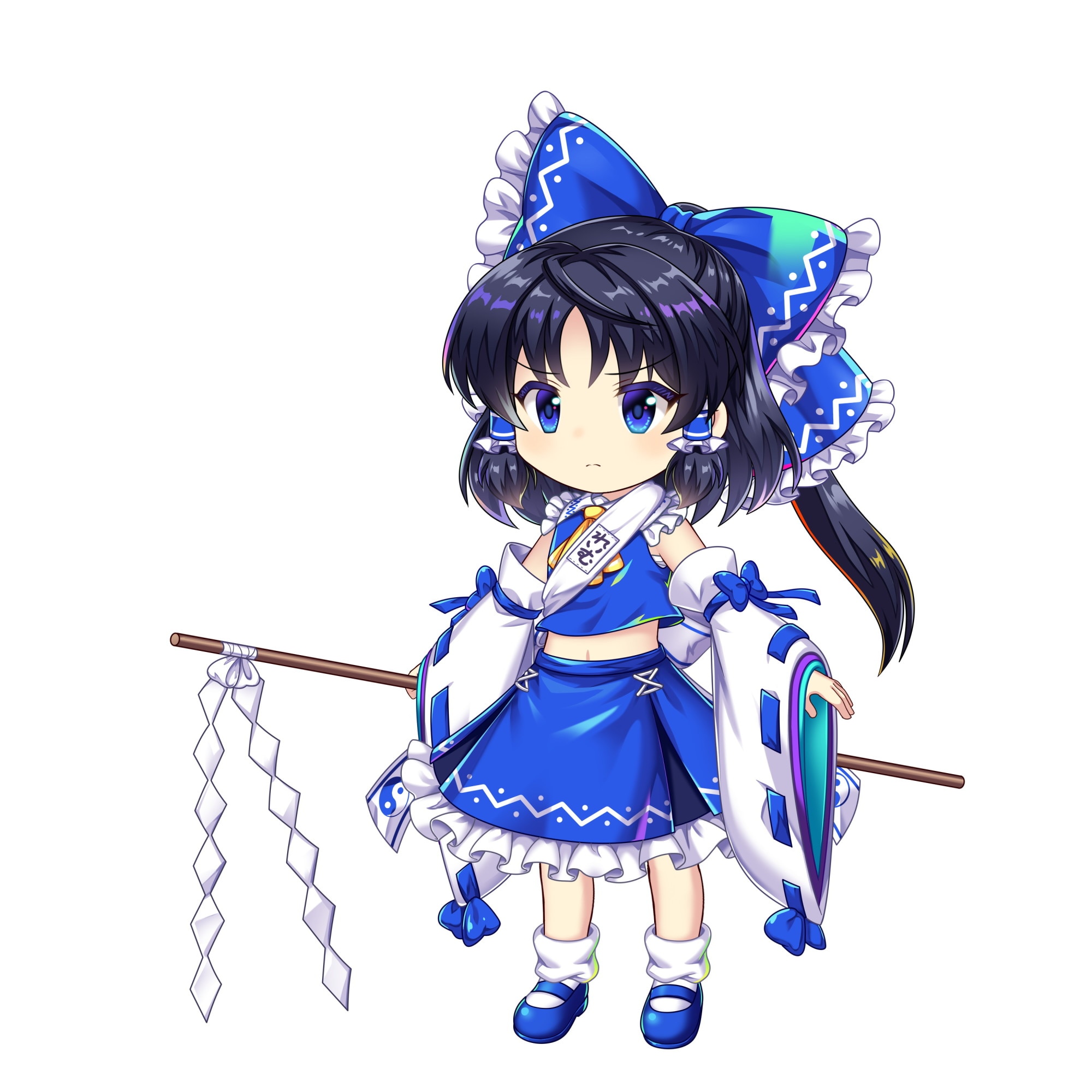 【世界に1枚 PSA10】行雲流水 博麗 霊夢 SRR 東方 キラ ホロ 東方Project 博麗霊夢 紅魔城伝説版│キューズQ 2D & 3D