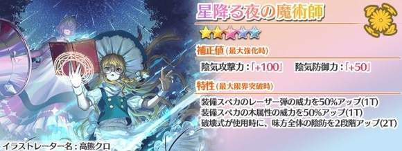 星降る夜の魔術師