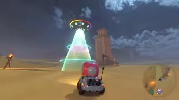 フリーランでUFO出現