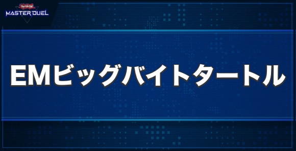 EMビッグバイトタートルの入手方法と収録パック