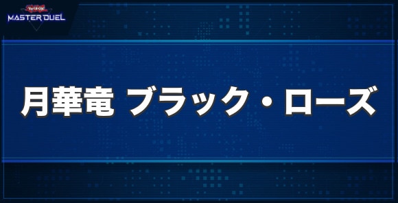 月華竜 ブラック・ローズの入手方法と収録パック