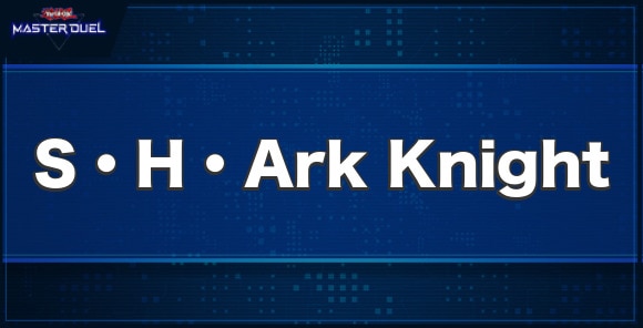 No.101 S・H・Ark Knightの入手方法と収録パック