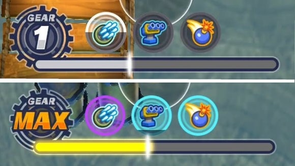 ギアゲージを溜めるとギアが上がる