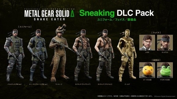 コスチュームアイテムパックが付属