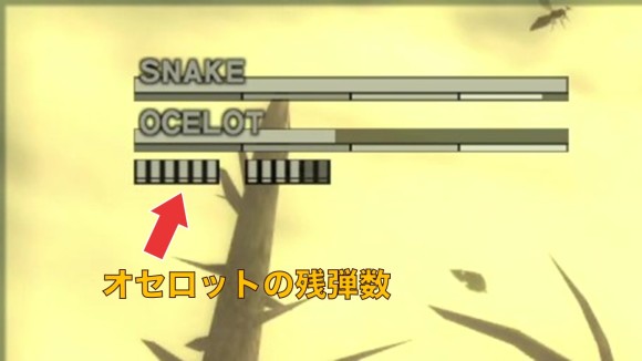 オセロットの残弾数