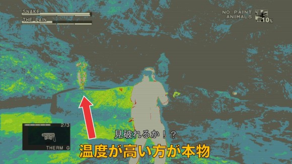 温度が高い方が本物