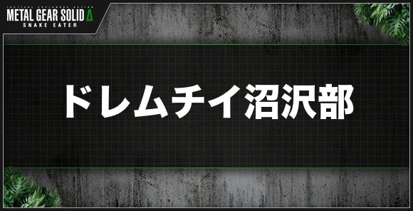 ドレムチイ沼沢部