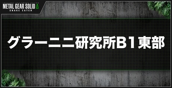 グラーニニ研究所B1東部