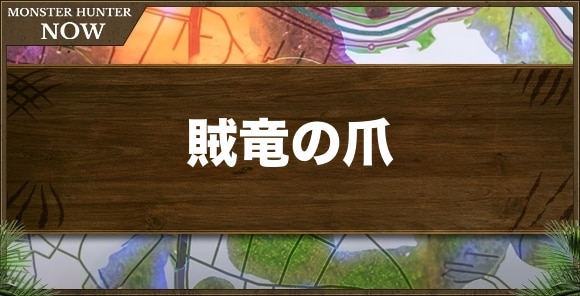 賊竜の爪の入手方法と使い道