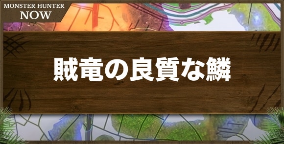 賊竜の良質な鱗の入手方法と使い道