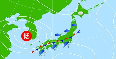 天候や周囲の状況を確認して行動