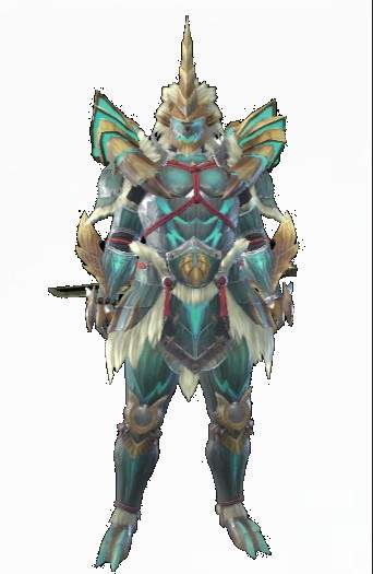 JAMMINGOFFジンオウ装備の女の子 MADHANDS モンスターハンター