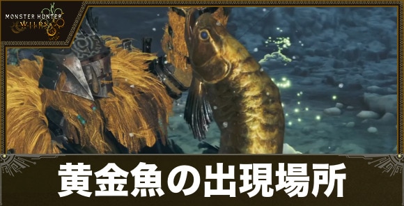 黄金魚の出現場所